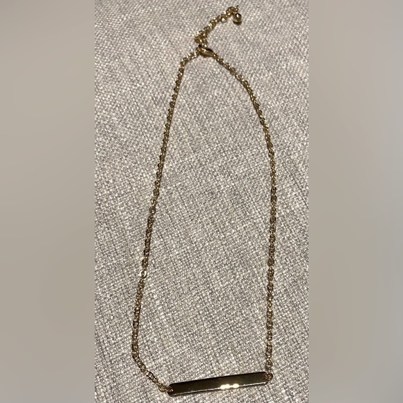 Gold bar necklace - Picture 1 of 1